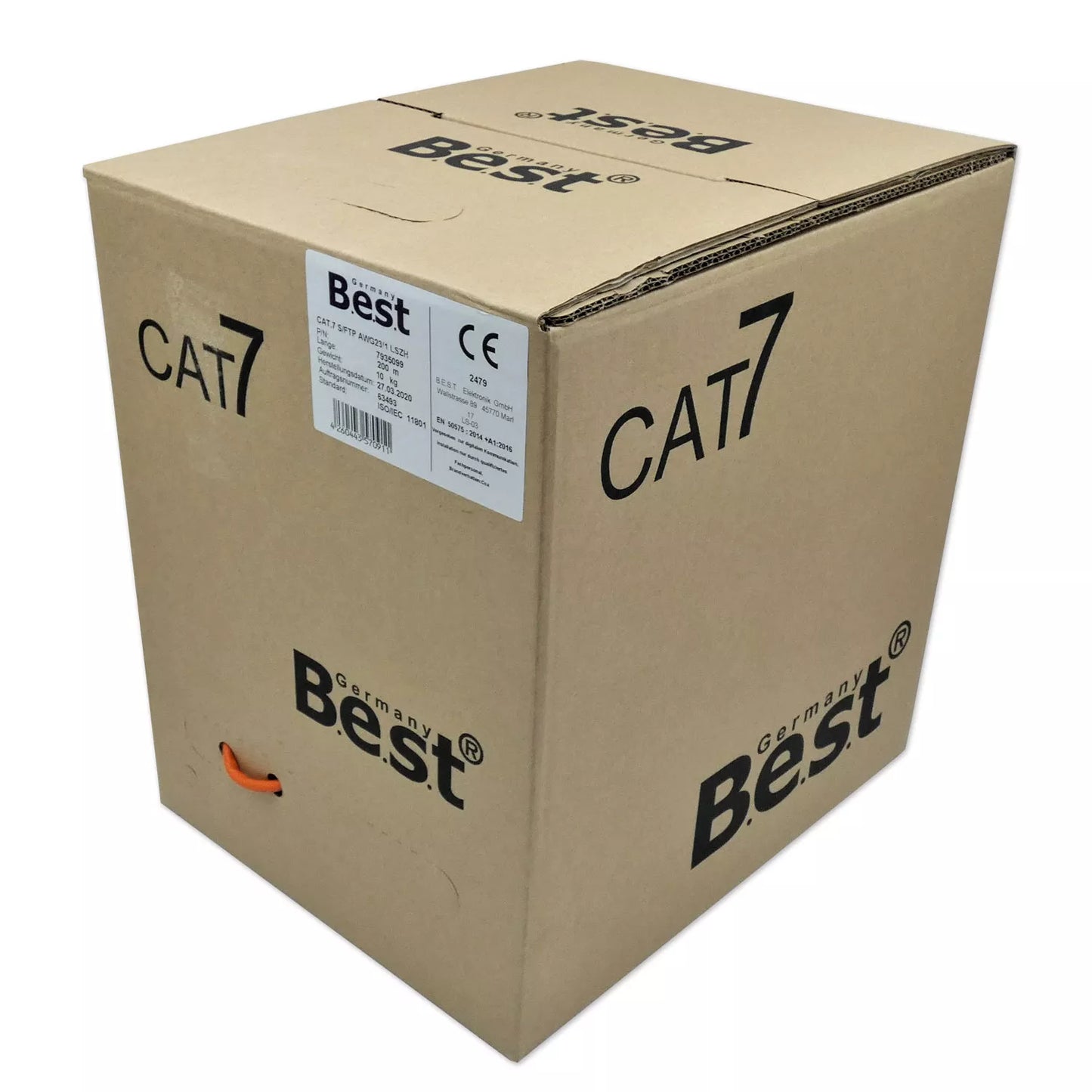 200 m CAT.7 Verlegekabel BEST Gigabit Netzwerkkabel KUPFER Lan 1000Mhz S/FTP