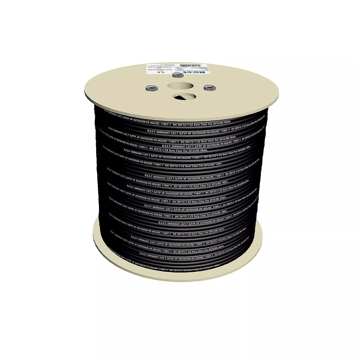 CAT 7 Netzwerkkabel, Verlegekabel Outdoor, Erdkabel LAN, CAT 7 Erdkabel 500m, Gigabit Netzwerkkabel außen, Datenkabel Outdoor UV-beständig,