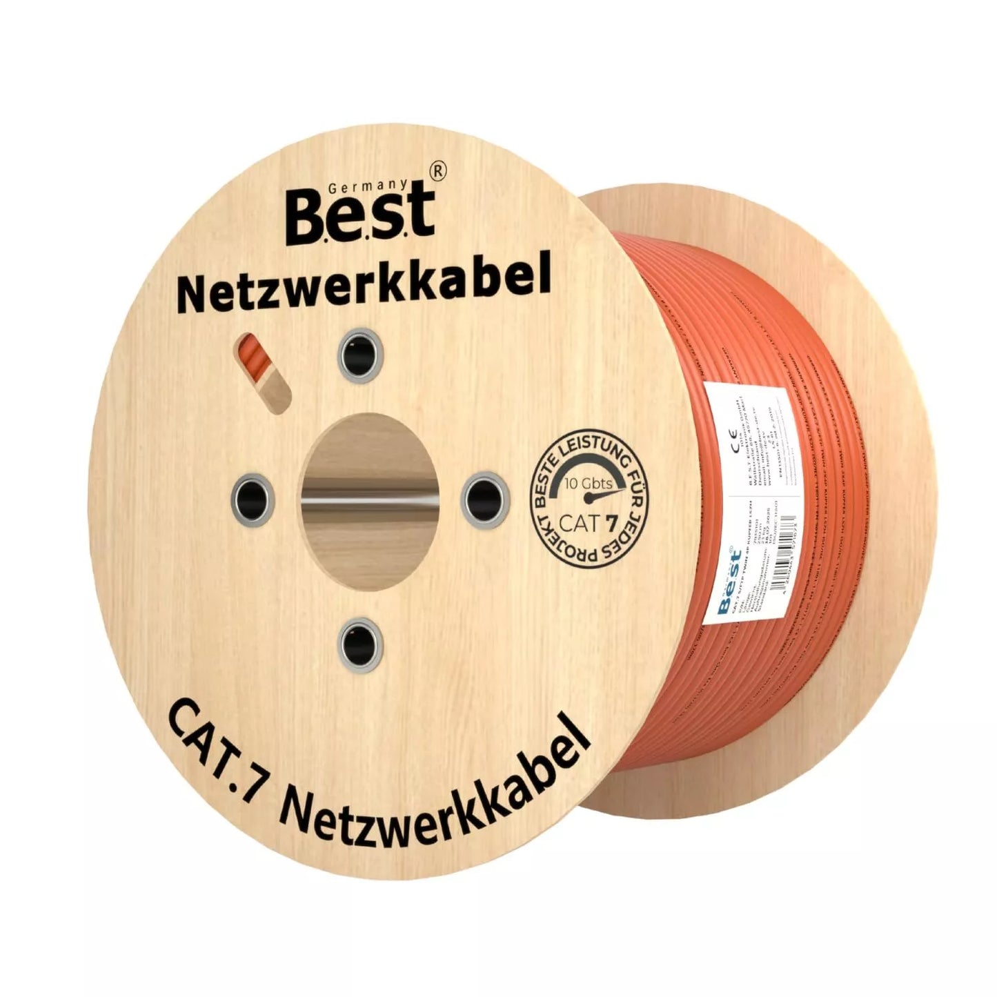 250m Germany B.e.s.t CAT 7 Verlegekabel Duplex Best Gigabit Netzwerkkabel Kupfer LAN 1000Mhz S/FTP Kat 7