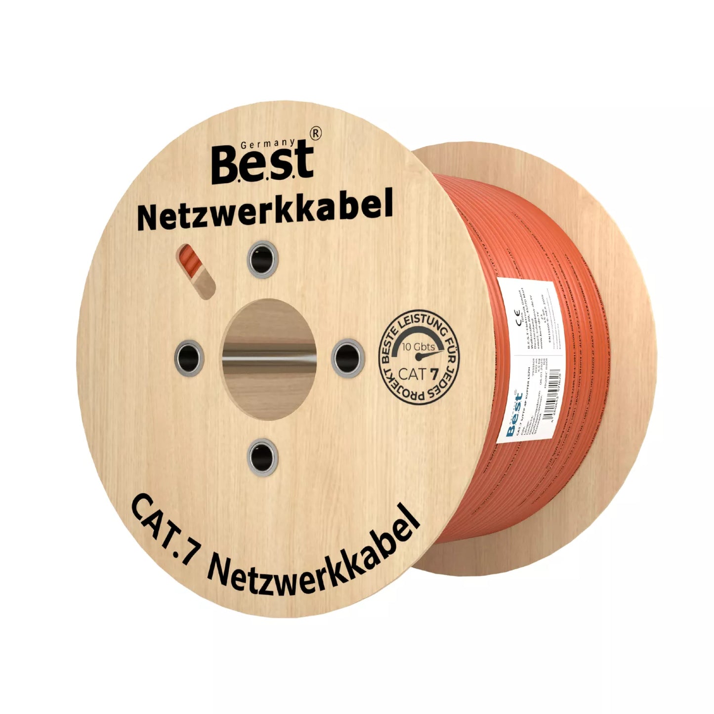 500 m CAT.7 Verlegekabel Gigabit Netzwerkkabel Kupfer LAN 1000Mhz S/FTP6 5 Kat.7