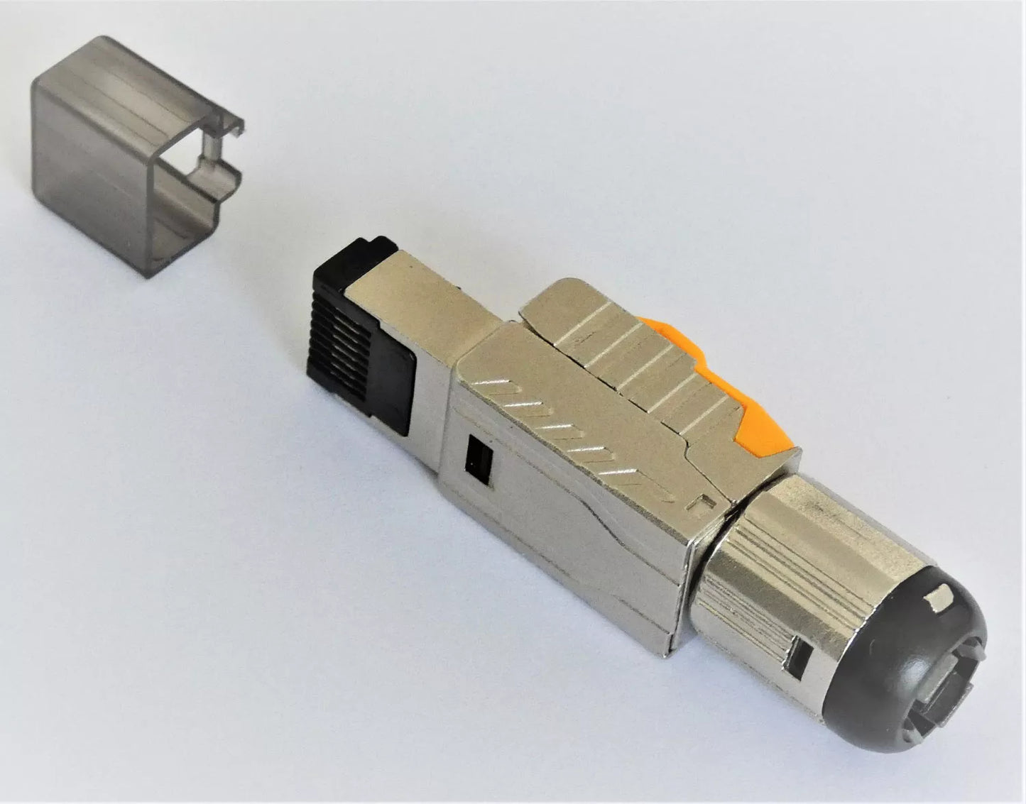 2x Netzwerk-winkelstecker-Stecker RJ45 CAT6A CAT7 ohne Werkzeug BEST-Germany