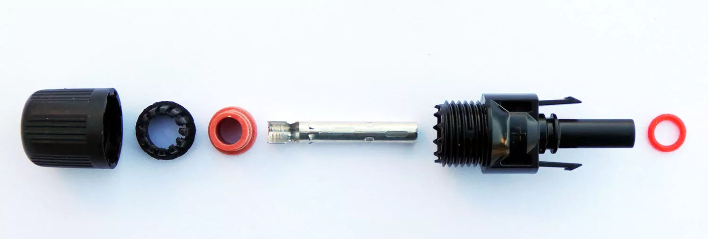 Solarstecker Solarpanel Stecker Wasserdicht für 6mm² 4mm² Solarkabel