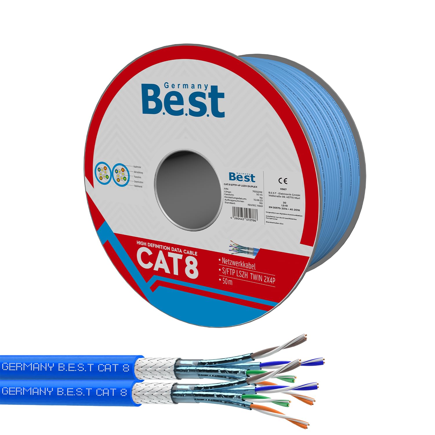 CAT8-LAN-Kabel kaufen - große Auswahl sofort lieferbar