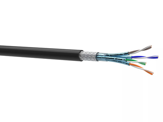 Cat 7 Erdkabel Verlegekabel Außen Kabel Netzwerkkabel Datenkabel PE Outdoor UV, 50m
