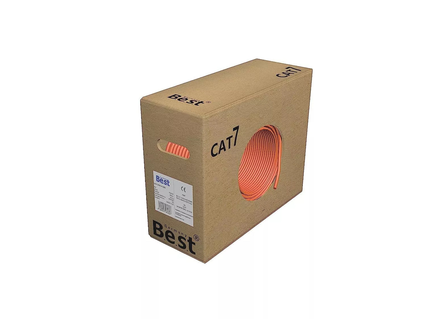 50m Germany B.e.s.t CAT 7 Verlegekabel Duplex Best Gigabit Netzwerkkabel Kupfer LAN 1000Mhz S/FTP Kat 7