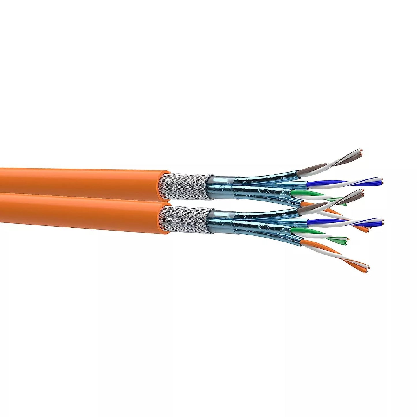 50m Germany B.e.s.t CAT 7 Verlegekabel Duplex Best Gigabit Netzwerkkabel Kupfer LAN 1000Mhz S/FTP Kat 7