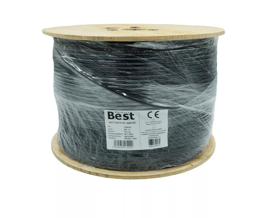 CAT 7 Netzwerkkabel, Verlegekabel Outdoor, Erdkabel LAN, CAT 7 Erdkabel 500m, Gigabit Netzwerkkabel außen, Datenkabel Outdoor UV-beständig,